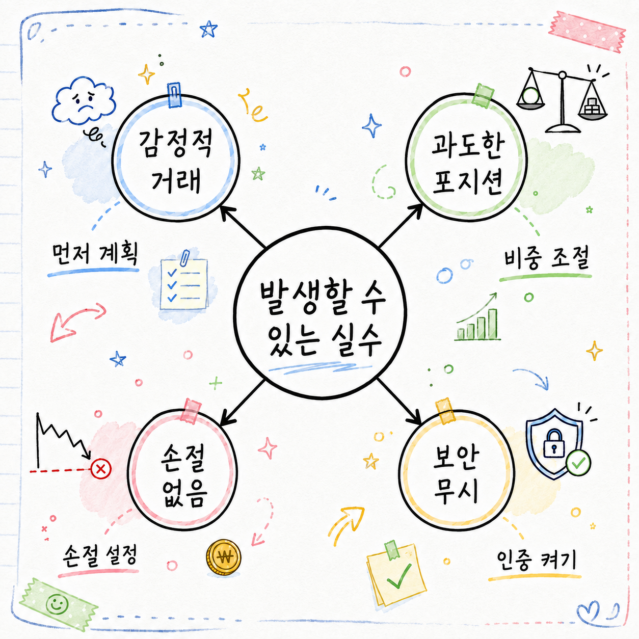 암호화폐 거래에서 흔한 실수를 피하는 방법 - 거래 실수