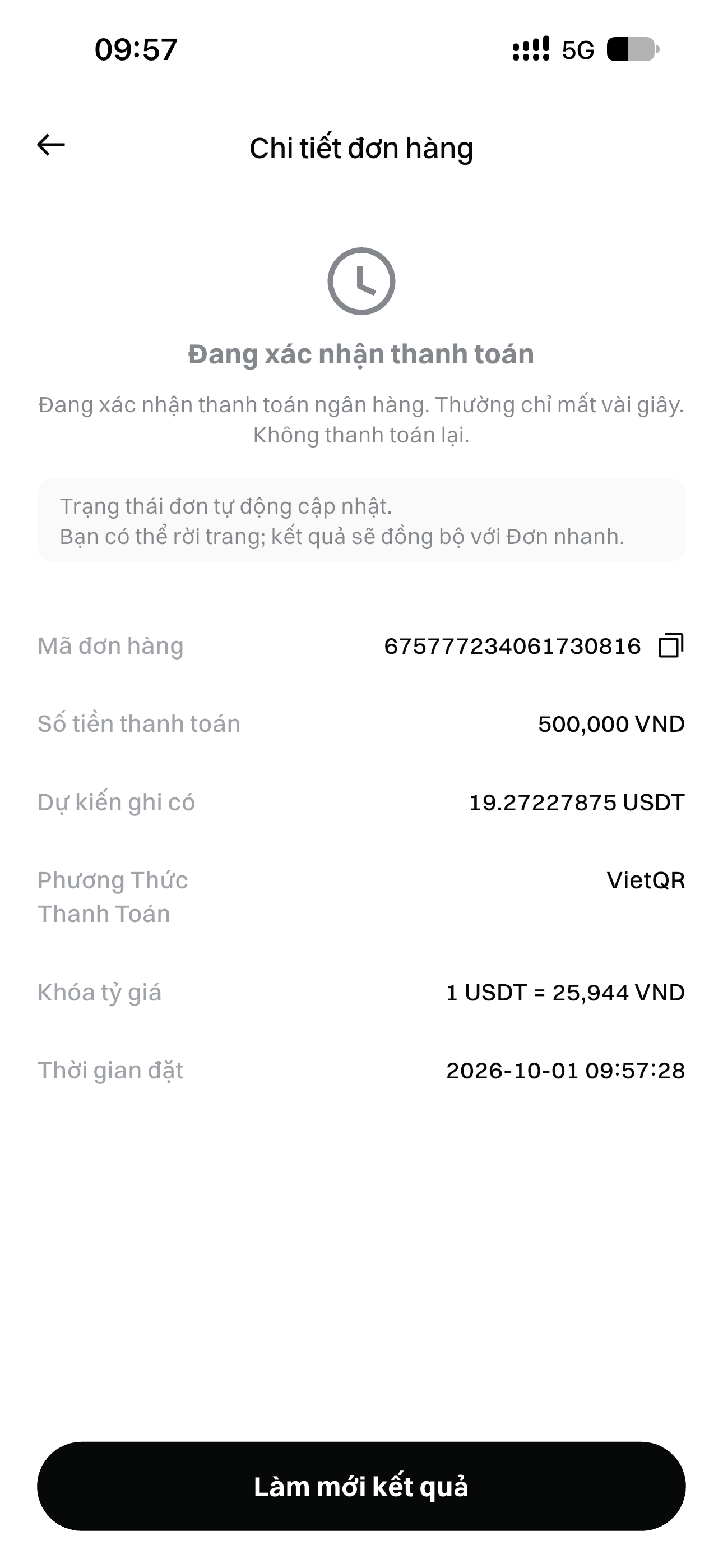 [Cập nhật sản phẩm] MGBX VND VietQR Mua Crypto Tức Thì Đã Hoạt Động