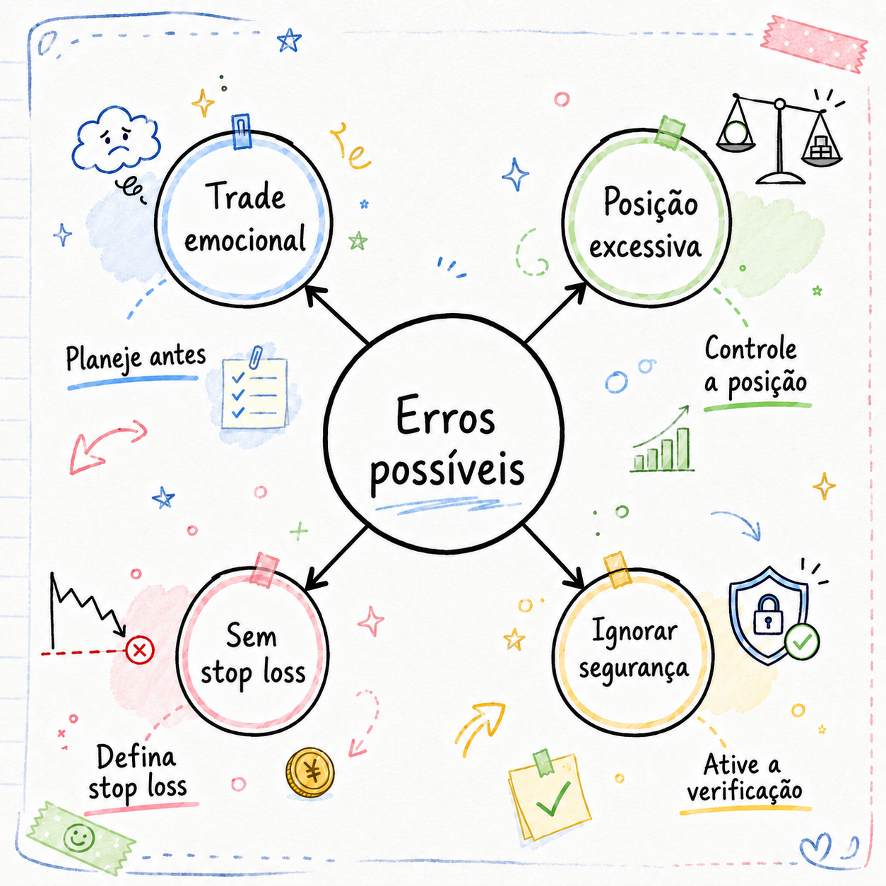Como Evitar Erros Comuns na Negociação de Criptomoedas - Erros na Negociação