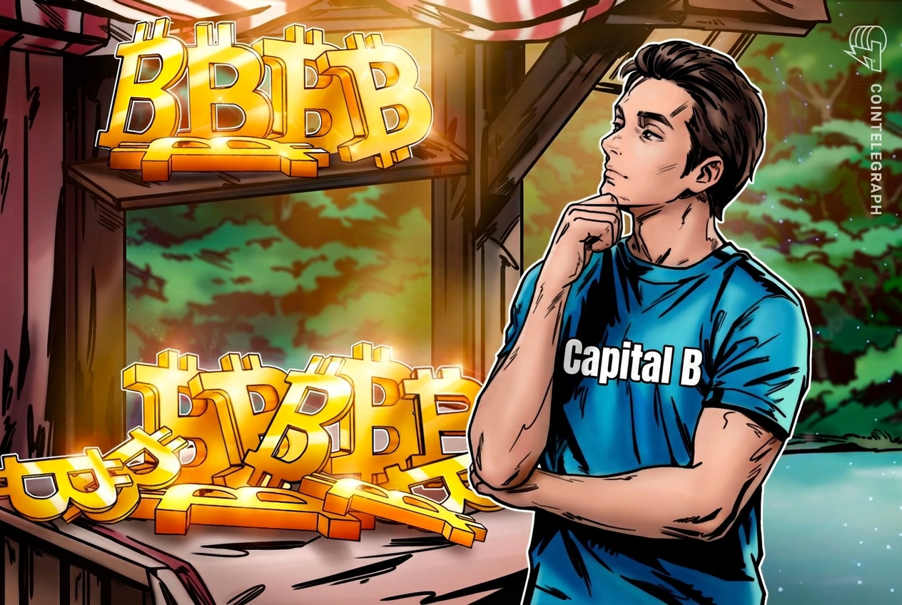 Capital B mua thêm 376 Bitcoin với giá 29 triệu USD, nâng tổng nắm giữ lên 3.521 BTC - BTC