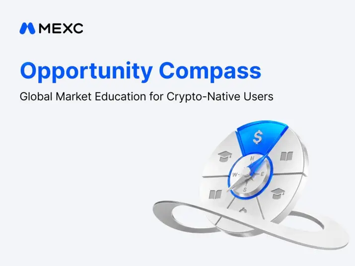 MEXC lança Opportunity Compass enquanto 53,7% dos usuários de cripto migram para ações, mas lacunas de conhecimento permanecem - BTC