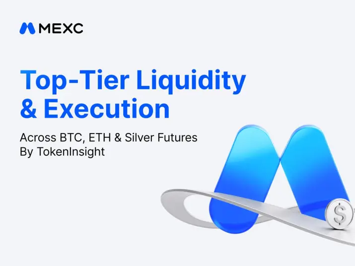 Rapporto TokenInsight di settembre: MEXC registra la profondità più elevata dei futures BTC ed ETH a 21,03 milioni di dollari e lo slippage più basso sull'argento allo 0,002% - BTC